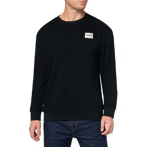 HUGO Men's Silver Logo Stretch Cotton Sweatshirt