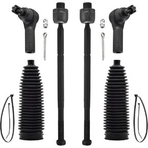 ASTAPRO - Front 6pc Tie Rods Kit for 06-12 Dodge Ram 1500, 4 Tie Rods 2 Boots [5 Lugs] 2006 2007 2008 2009 2010 2011 2012 Replacement