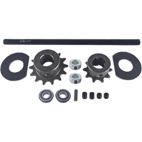 #35 سلسلة jackshaft go kart minibike jackshaft kit 5/8 "× 14"