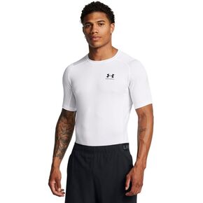 Under Armour - Mens Hg Armour Comp T-Shirt, Color White (101), Size: Small