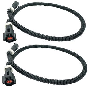 2 PCS 4 Pins Oxygen O2 Sensor Extension Connector Pigtly Plug 25.78 '' for for 1987-2009 Ford Mustang