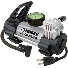 مضخة إطارات الهواء الكهربائية Husky 120 فولت Sport Sport Auto Bike Car Car Compressor by Husky
