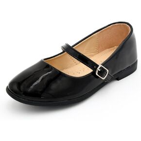 Nova Utopia Toddler Little Girls Dress Ballet Mary Jane Bow Flat Shoes