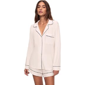 Eberjey Women's Gisele Long Sleeve Top & Short Pj Set