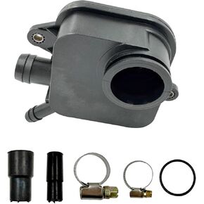 Valve Cover Breather Crankcase with Connector Fit for Dodge 5.9L Cummins Fit for RAM 2500 3500 ISL 8.9L QSC ISC 8.3L 2003-2005 Replaces 4935079 4935078 3964093