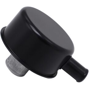 غلاف صمام الصلب الأسود ، قم بدفع جهاز استراحة الأناقة مع أنبوب تنفيس لـ SBC BBC Ford 327 350 302 454#9241blk