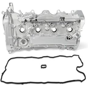 12310-RDF-A01 Aluminum Engine Valve Cover with Gasket Replacement for 2015 2016 2017 2018 2019 Honda CR-V L4 2.4L,for 2013 2014 2015 2016 2017 Honda Accord L4 2.4L
