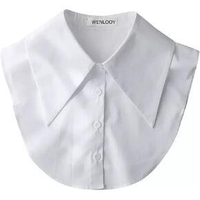 WENLOOY Fake Collar Detachable Blouse Dickey Collar Half Shirts Faux False Collar for Women & Girls Favors in Kuwait