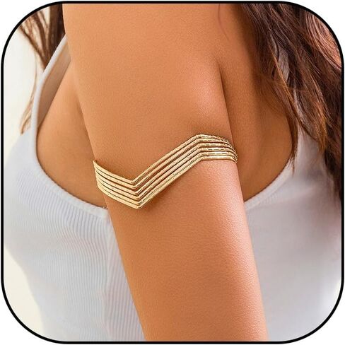 Aonklot Arm Cuff Gold Arm Cuff Jewelry Arm Arm Cuff Cuff Halloween for Women in Saudi Arabia