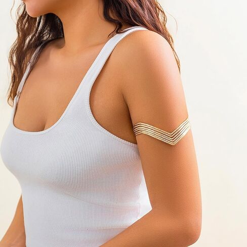 Aonklot Arm Cuff Gold Arm Cuff Jewelry Arm Arm Cuff Cuff Halloween for Women in Saudi Arabia