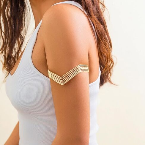 Aonklot Arm Cuff Gold Arm Cuff Jewelry Arm Arm Cuff Cuff Halloween for Women in Saudi Arabia
