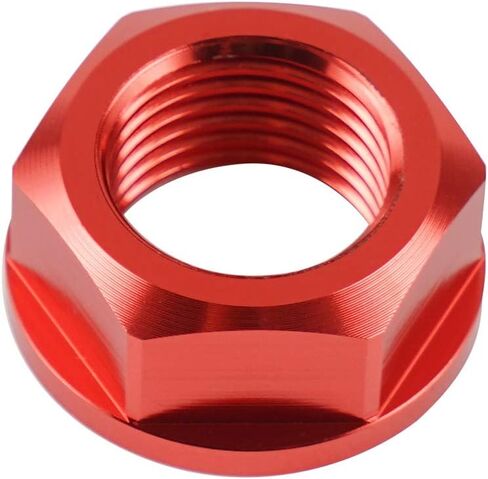 M16XP1.5 Front Axle Shaft Lock Nut Dirt Bike Compatible with Honda CR125R CR250R 02-07 CRF250R 04-21 CRF450R 02-21 CRF250RX 19-21 CRF450RX 17-21 CRF250X 04-17,See Fitment in Saudi Arabia