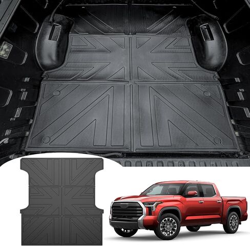 Bed Mat Compatible with 2019-2025 Chevy Silverado&GMC Sierra 1500 5.8FT Truck Bed Liner Pickup Car Truck Potector for Chevrolet Silverado Accessories(19-25 Silverado&Sierra 1500 5.8FT) in Saudi Arabia