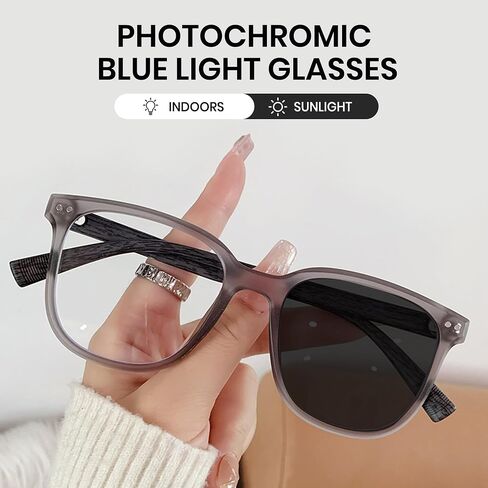 Cyxus Photochromic Glasses for Women Men UV Protection with Blue Light Blocking 8240 in Saudi Arabia