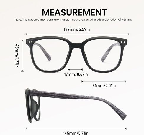 Cyxus Photochromic Glasses for Women Men UV Protection with Blue Light Blocking 8240 in Saudi Arabia