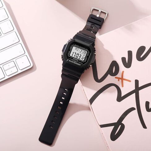 Women Digital Watch Watch Resport Watch Outdoor Wathronic Watch مع إنذار ، ساعة توقيت ، وضوء ليلي مضيئة الرجال العسكريين in Kuwait