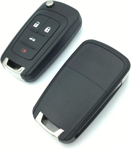 Replacement Key Fob Case Fit for Chevrolet Chevy 2011 2012 2013 2014 Camaro Cruze Malibu Equinox Sonic Impala Entry Smart Remote Control Key Fob Cover(3 Button) in Saudi Arabia