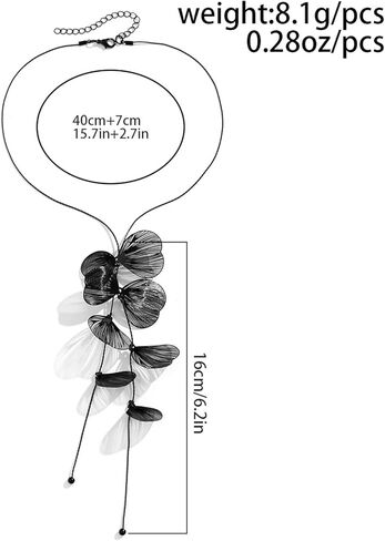 بيان أوراق زهرة طويل y قلادة للنساء ، لذيذ ليف جينكو قلادة القلادة القلادة البوهيمية نمط كبير النباتات أوراق قلادة الشاطئ مجوهرات المجوهرات in Kuwait