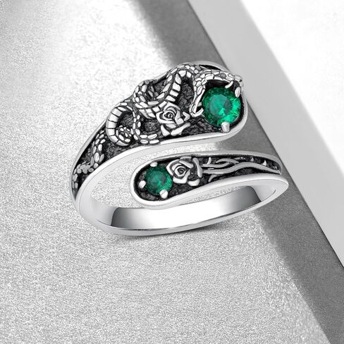 Witches Knot Ring 925 Sterling Silver Witch Ring Spoon Ring Wiccan Jewelry Witchy Gifts Irish Adjustable Thumb Open Ring for Women in Kuwait