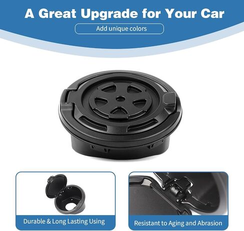 for Jeep JL Gas Cap Door Cover Aluminum Alloy for Jeep Wrangler JL JLU 2018-2024 Black American Flag in Saudi Arabia