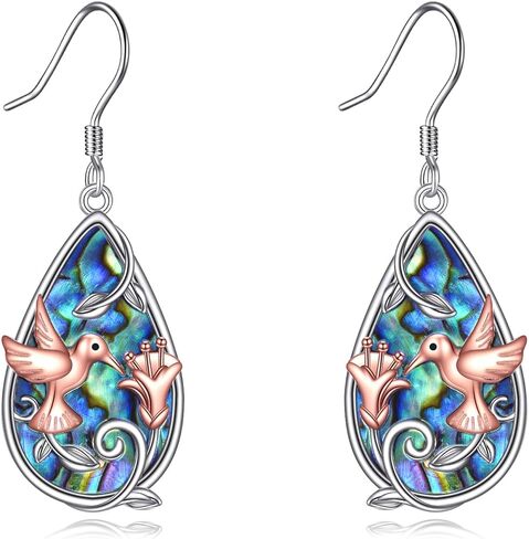 POPLYKE 925 فضة شجرة الحياة استرخى أقراط للنساء الفتيات مسمار موضة أذن البحر مجوهرات من الصدف هدايا عيد ميلاد للأم in Kuwait