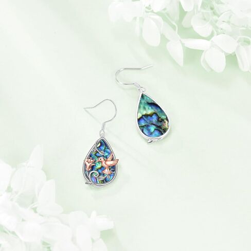 POPLYKE 925 فضة شجرة الحياة استرخى أقراط للنساء الفتيات مسمار موضة أذن البحر مجوهرات من الصدف هدايا عيد ميلاد للأم in Kuwait