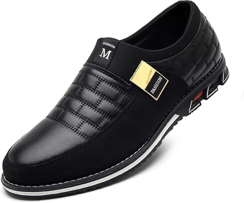 Men's Luxury Modern Oxford Leather Loafers Flat Sneakers Walking Shoes Party Prom Business Office Dress Shoes Size 7-15 in Kuwait