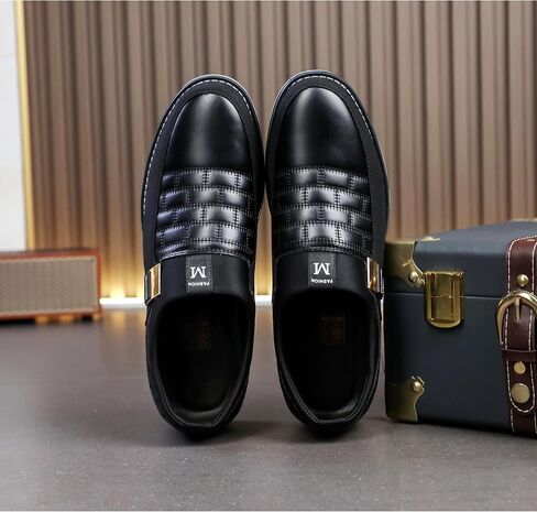 Men's Luxury Modern Oxford Leather Loafers Flat Sneakers Walking Shoes Party Prom Business Office Dress Shoes Size 7-15 in Kuwait