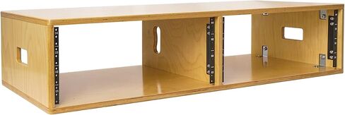 رف استوديو ساوند تاون DIY 2 × 4U، من الخيزران الصلب المتفحم، لغرفة التسجيل، الاستوديو المنزلي (STBR-D4) in Saudi Arabia