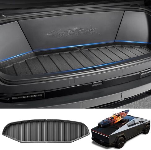 Premium Heavyweight Frunk Front Trunk Mat for Tesla Cybertruck 2024, Thick TPE Waterproof Frunk Front Trunk Mat Liner 3D Pattern for Best Protect [Frunk Mat] in Saudi Arabia