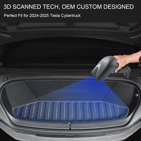 Premium Heavyweight Frunk Front Trunk Mat for Tesla Cybertruck 2024, Thick TPE Waterproof Frunk Front Trunk Mat Liner 3D Pattern for Best Protect [Frunk Mat] in Saudi Arabia