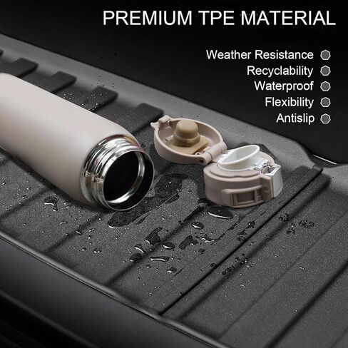 Premium Heavyweight Frunk Front Trunk Mat for Tesla Cybertruck 2024, Thick TPE Waterproof Frunk Front Trunk Mat Liner 3D Pattern for Best Protect [Frunk Mat] in Saudi Arabia