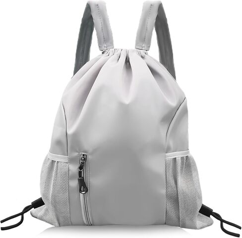 String Backpack, Unisex, Drawstring Backpack Lightweight and Waterproof, Suitable for Sports Travel Fitness Outdoor (black) in Saudi Arabia