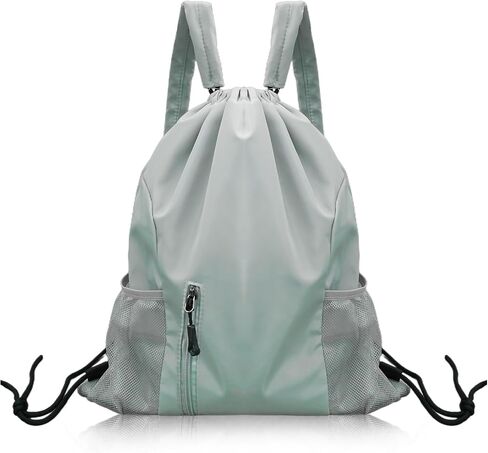 String Backpack, Unisex, Drawstring Backpack Lightweight and Waterproof, Suitable for Sports Travel Fitness Outdoor (black) in Saudi Arabia