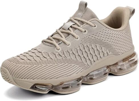 Mens Air Cushion Running Shoes Fashion Casual Walking Tennis Sneakers Non Slip Breathable Trail Sport Gym in Kuwait