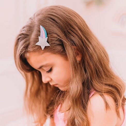 Frog SAC Charm CHARM For Girls - Kids Hair Bands مع مقاطع قابلة للتبديل ، إكسسوارات فرقة الرأس الرقيقة للأطفال (قوس قزح/نجم ، أطفال) in Kuwait