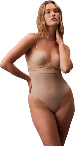 Calvin Klein Women's Shapewear Secure Sculpt High-Waist Thong Panty in Saudi Arabia