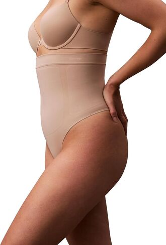 Calvin Klein Women's Shapewear Secure Sculpt High-Waist Thong Panty in Saudi Arabia