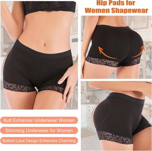 Women Butt Lifting Shapewear Hip Enhancer Lace Underwear Women Shapewear Shorts Seamless Underwear in Kuwait