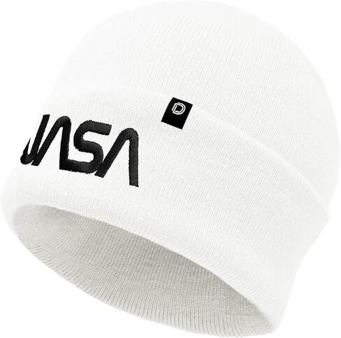 DALIX Embroidered NASA Worm Logo Beanie in Saudi Arabia