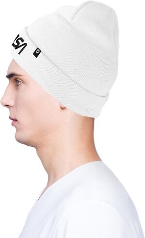 DALIX Embroidered NASA Worm Logo Beanie in Saudi Arabia
