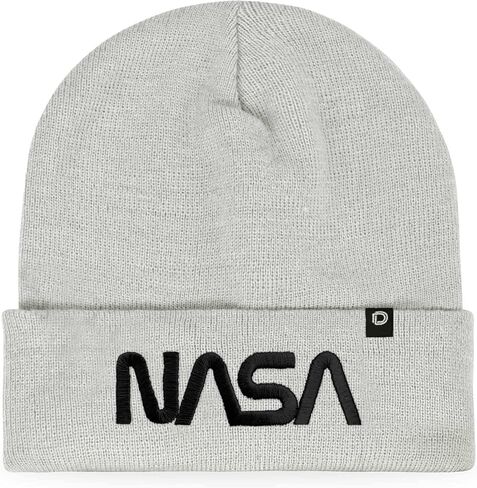 DALIX Embroidered NASA Worm Logo Beanie in Saudi Arabia