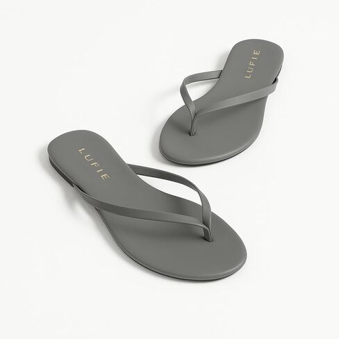 Lufie Flip Flops for Women - مجموعة ألوان نابضة بالحياة - صندل الصيف 2025 - صندل جلد نباتي - صندل شاطئ خفيف الوزن - هدايا للنساء in Kuwait