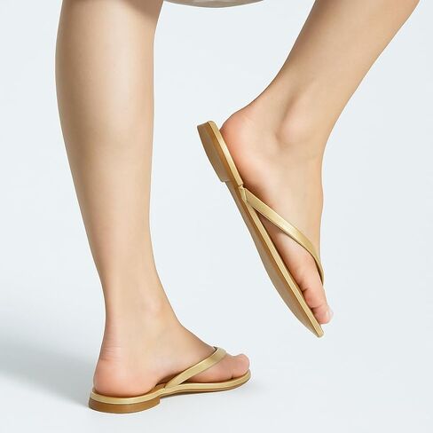 Lufie Flip Flops for Women - مجموعة ألوان نابضة بالحياة - صندل الصيف 2025 - صندل جلد نباتي - صندل شاطئ خفيف الوزن - هدايا للنساء in Kuwait