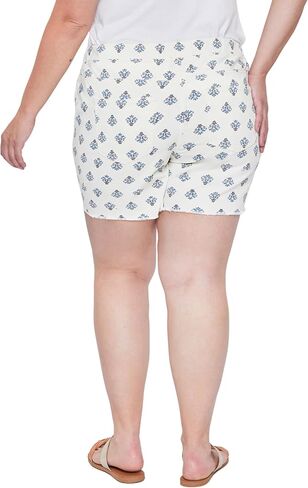 Royalty For Me Womens Women's Plus Size High Rise Elastic Waist Shorts in Saudi Arabia