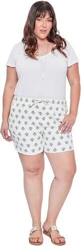 Royalty For Me Womens Women's Plus Size High Rise Elastic Waist Shorts in Saudi Arabia