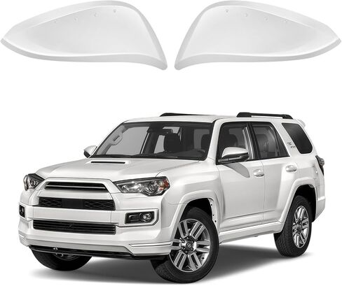 أغطية أغطية مرآة بديلة سوداء لامعة لتزيين 2014-2024 Toyota 4runner و2013-2018 Toyota Rav4، استبدال النمط مباشرة، وليس نمط الملصق in Kuwait