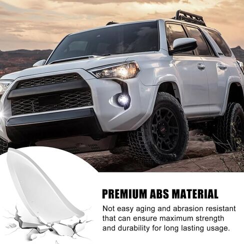 أغطية أغطية مرآة بديلة سوداء لامعة لتزيين 2014-2024 Toyota 4runner و2013-2018 Toyota Rav4، استبدال النمط مباشرة، وليس نمط الملصق in Kuwait