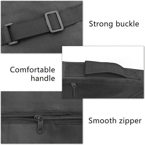 23 Inch Ukulele Case Backpack Straps Gig Bag Case Storage For Travel Performance Concert Show (Black) in Saudi Arabia