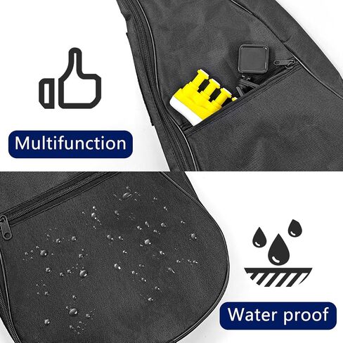 23 Inch Ukulele Case Backpack Straps Gig Bag Case Storage For Travel Performance Concert Show (Black) in Saudi Arabia